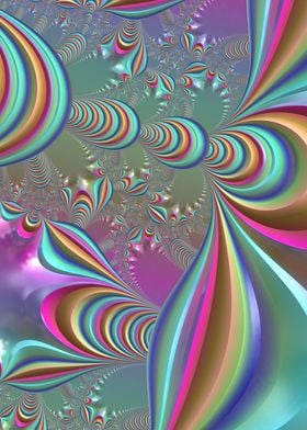 Trippy Jewel Tone Fractal