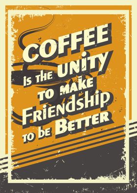 Retro Coffee Poster