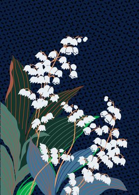 Lily of the valley blue