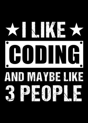 I like Coding Funny Gift