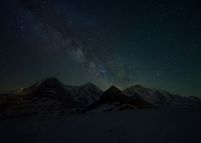 Milkyway above the eiger