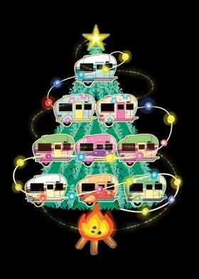 Christmas Tree Camper Vehi