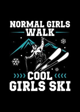 Skiing Ski Gift for Girls