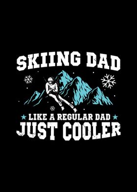 Skiing Dad Skier Ski Gifts