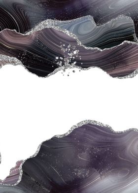 Black Silver Agate 07