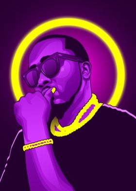 Ice Prince Neon Rapper