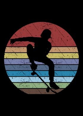 Skateboarding Lover Vintag