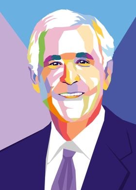 George W Bush in pop art