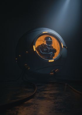 Lonely astronaut