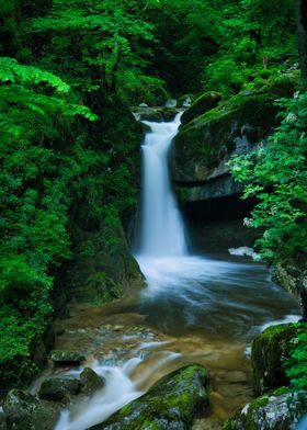 Woodland Waterfall