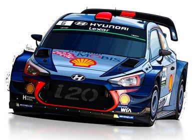 Hyundai i20 WRC Artwork