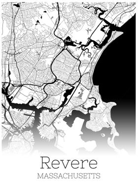 Revere Massachusetts map