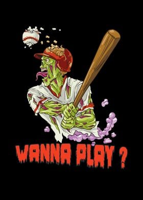 Zombie baseball player