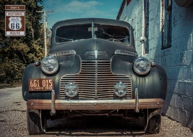 Vintage Car Route 66