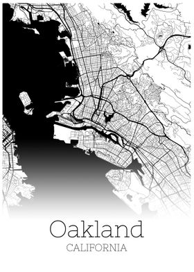 Oakland California map