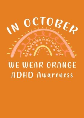 In October we Wear Orange