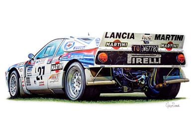 Lancia 037 Group B Artwork