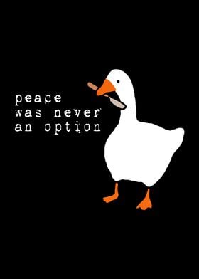 'peace was never an option' Poster by retno triningsih abdiningtyas ...