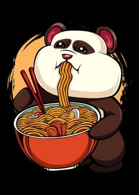 Kawaii Panda Ramen Bowl