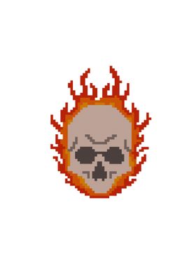 Skull on Fire