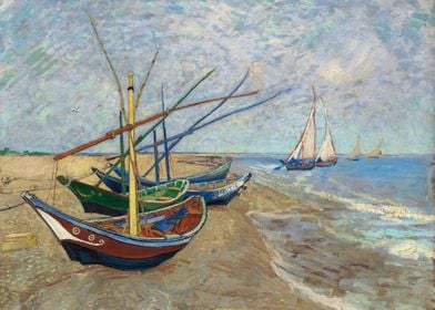 Fishing Boats on the Beach