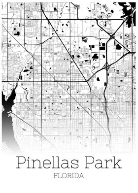 Pinellas Park Florida map