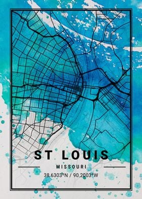 St Louis Antlia Watercolor