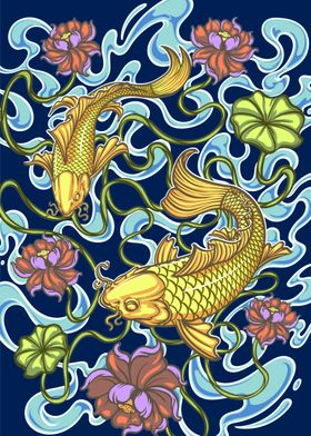 THE GOLDEN KOI