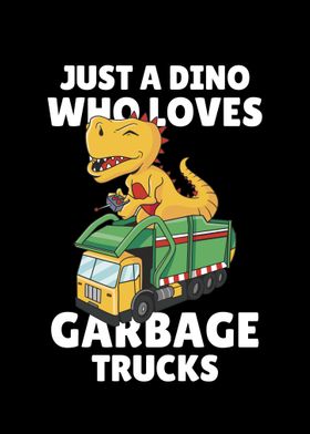 Dino Loves Garbage Trucks