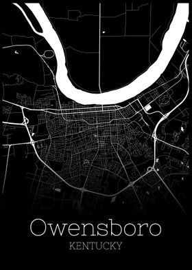 Owensboro Kentucky map