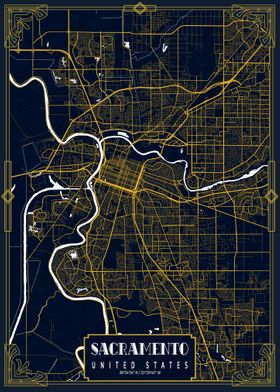 Gold Art Deco City Maps-preview-2