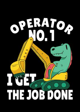 Funny Dinosaur Excavator