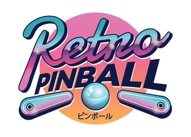 Retro pinball minimalistic