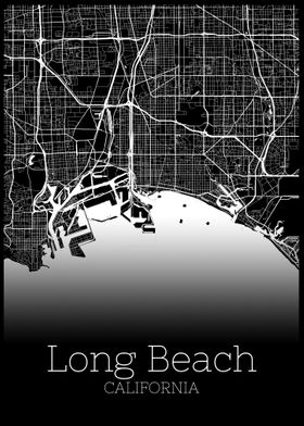 Long Beach California map