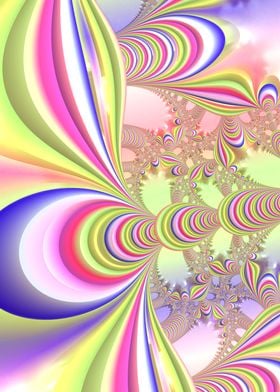 Vibrant Funky Fractal 