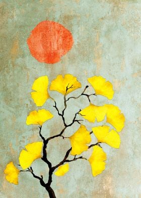 ginkgo floral decoration