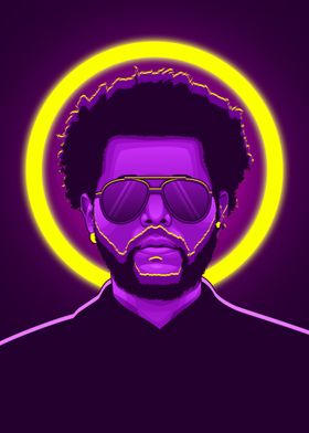 The Weeknd Neon Rapper