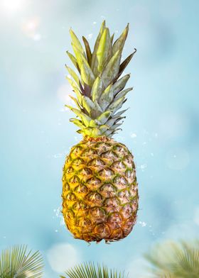 A colorful pineapple