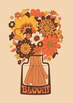 Bloom 70s flower Vase