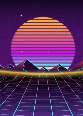 Neon Sunset Retrowave