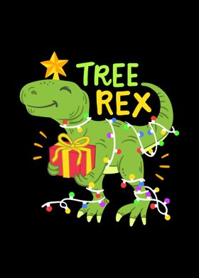 Christmas T Rex