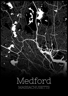 Medford Massachusetts map