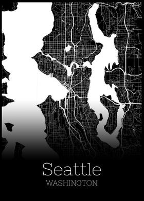 Seattle Washington map