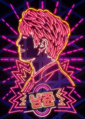 Armys Leader Neon Art
