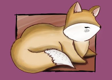 Cute Hand Drawn Fox