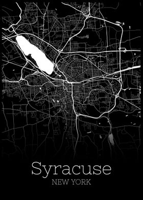 Syracuse New York map