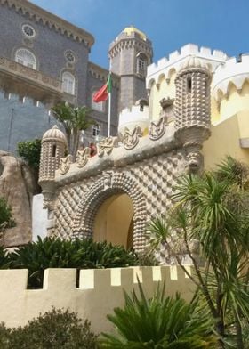 Pena Palace detail Sintra