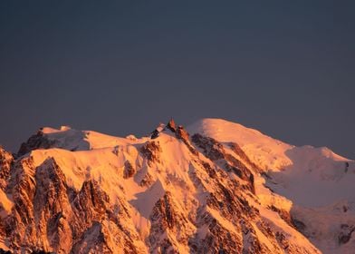 Mont Blanc  massif  alps