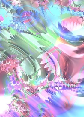 Colorful Pastel Fractal