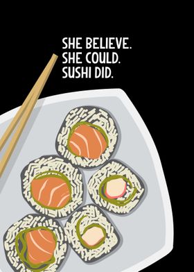 Sushi Wall Art Decor